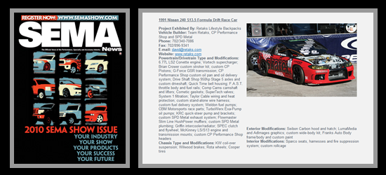 SEMA News Magazine Nov 2010