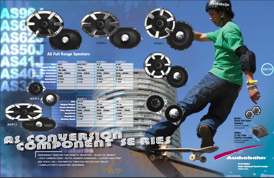 Retaks Dylan Meikle in Audiobahn 2011 catalog