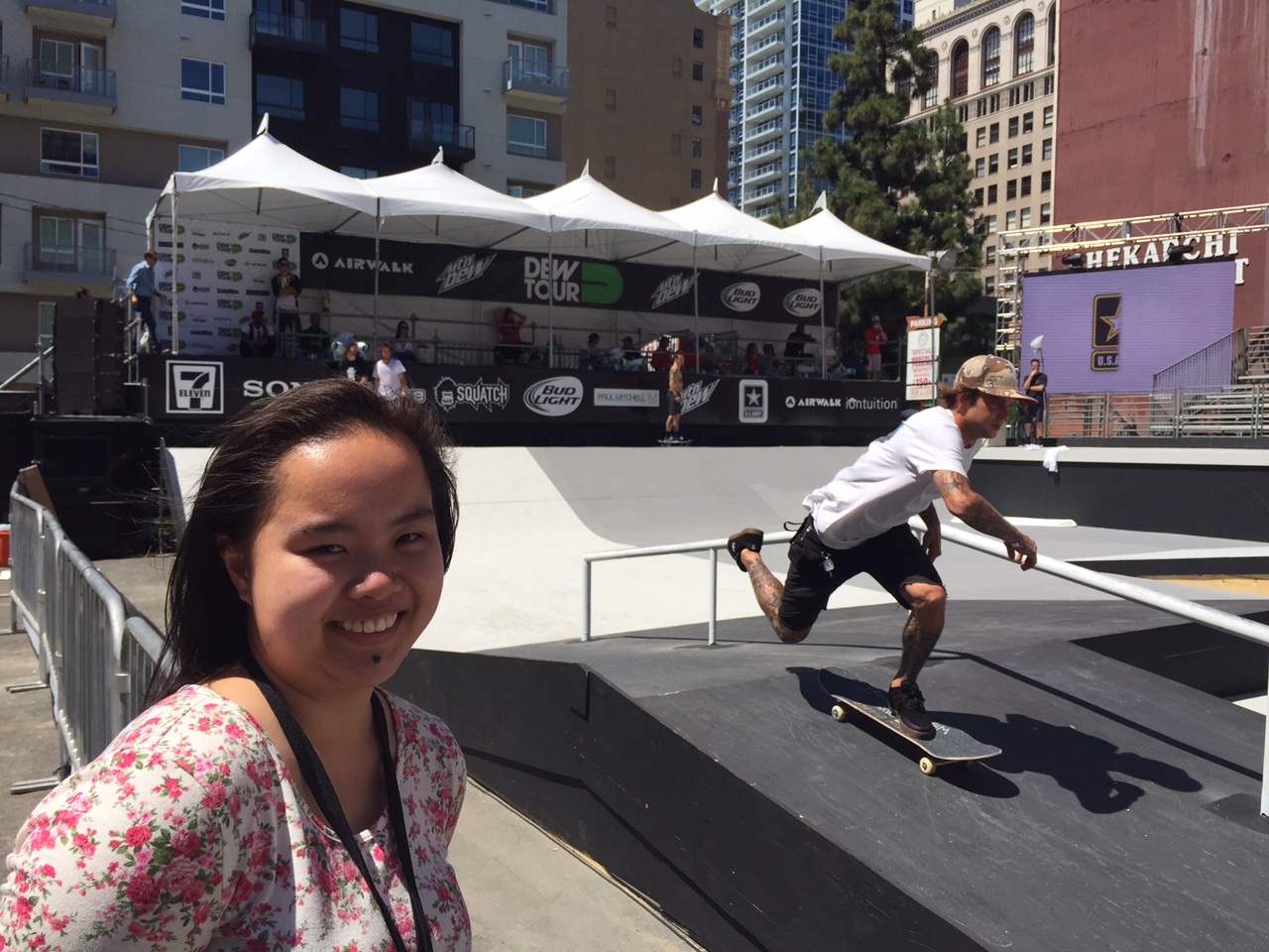 retaks, dew tour, la, annika, nikki, skate